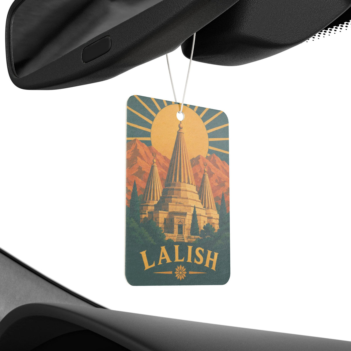 Lalish Temple Car Air Freshener
