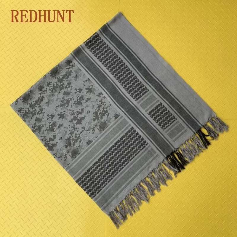 Camouflage Headcover Arab Head Neck Scarf Cotton Keffiyeh Shemagh Arab Scarf Men