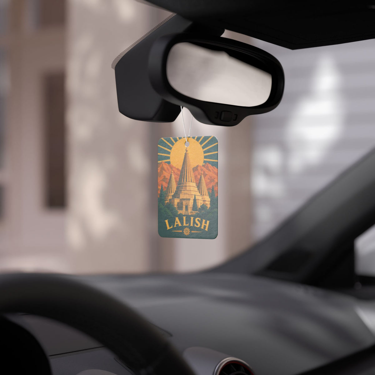 Lalish Temple Car Air Freshener
