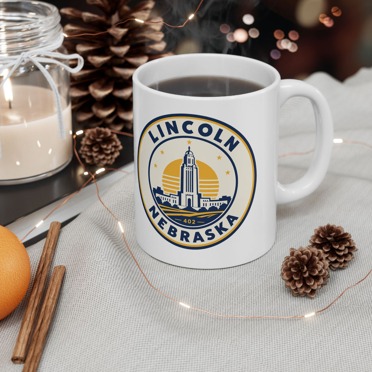 Lincoln Nebraska Seal Ceramic Mug
