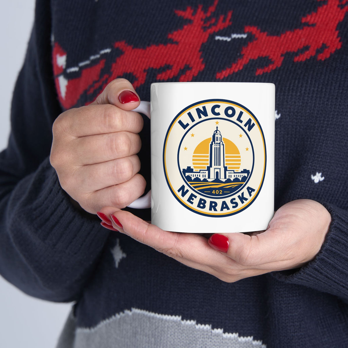 Lincoln Nebraska Seal Ceramic Mug