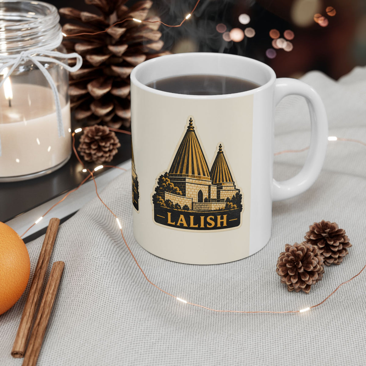 Lalish Temple Ceramic Mug