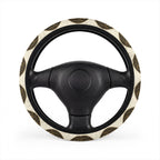 Lalish Vintage Coin Pattern Steering Wheel Cover