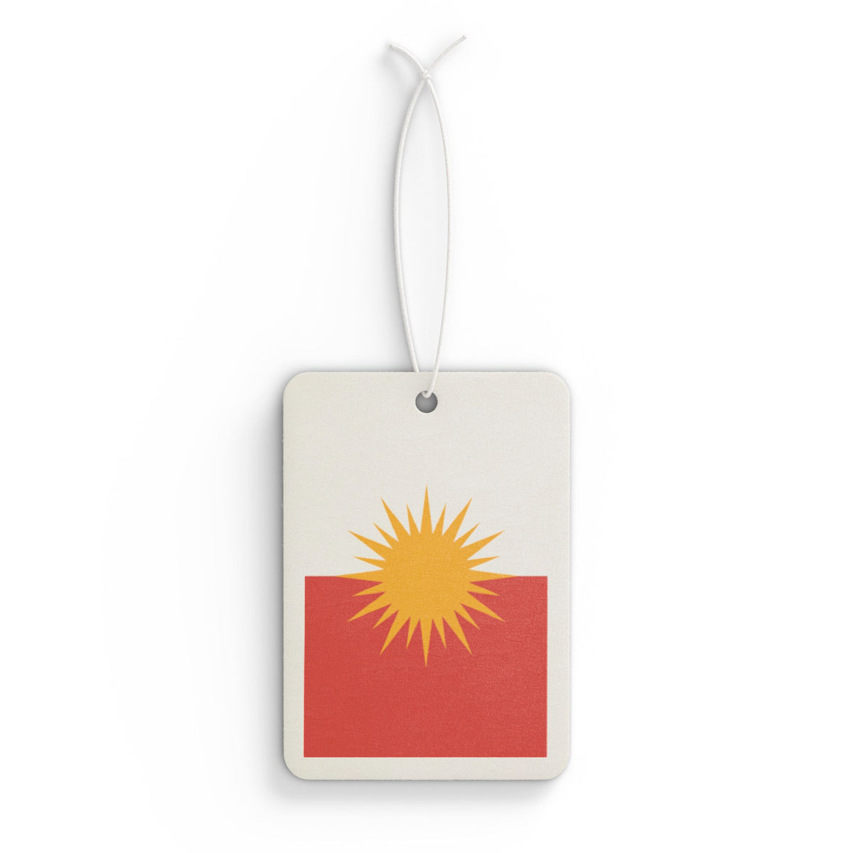 Yazidi Flag Square Car Air Freshener
