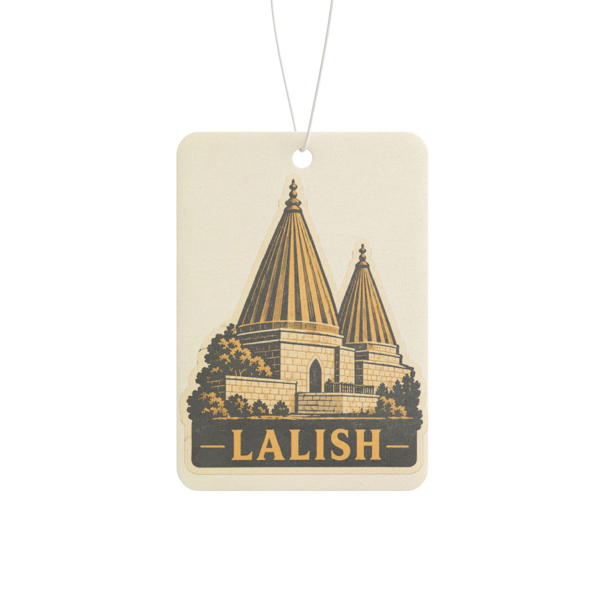 Lalish Temple Car Air Freshener