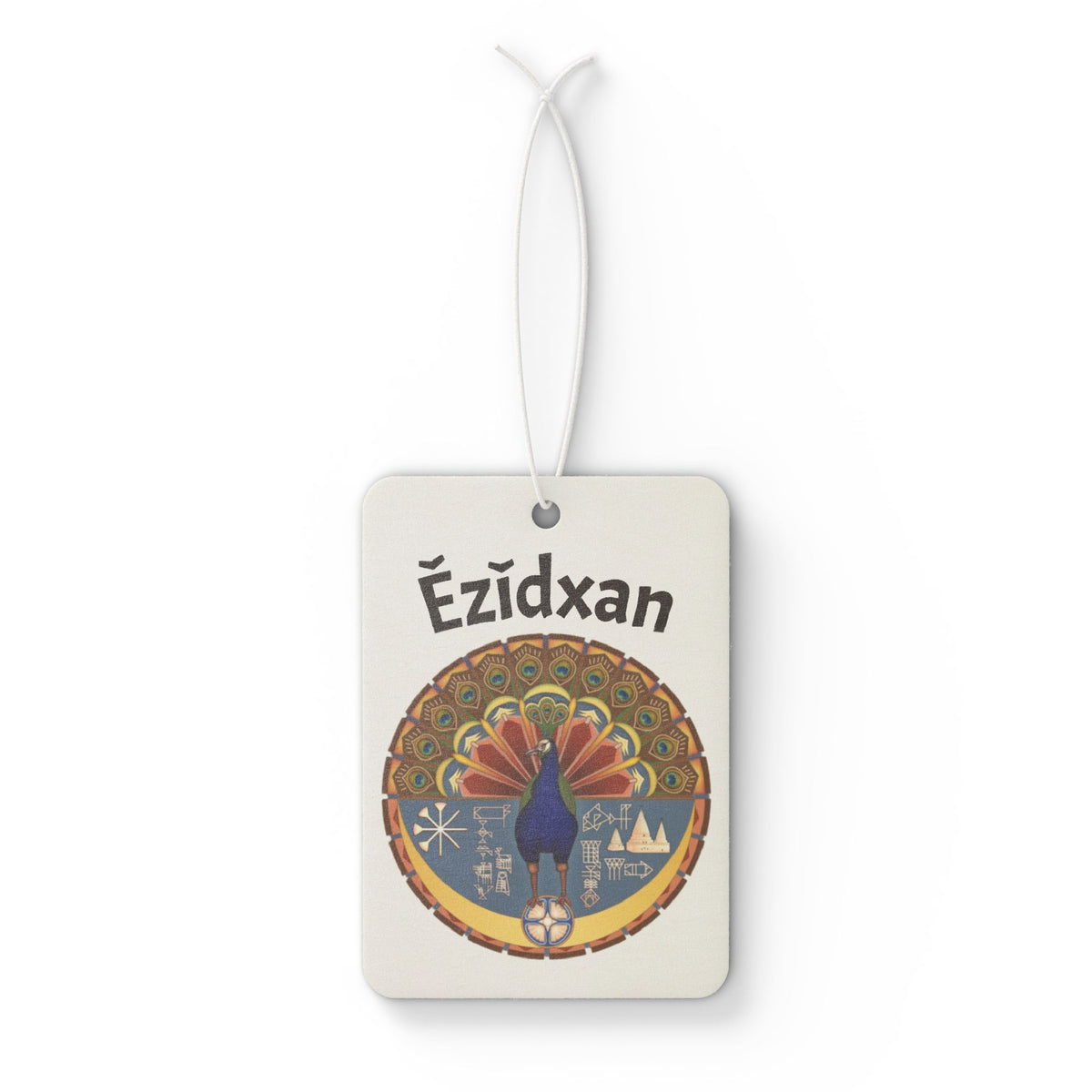 Êzîdxan Peacock Design Car Air Freshener