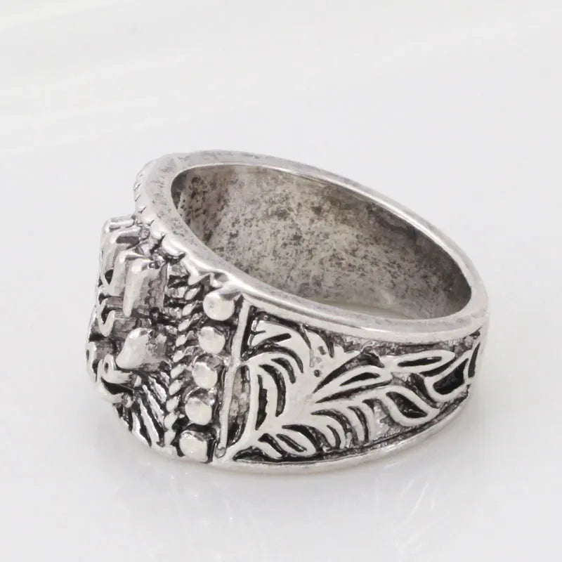 Muslim Prophet Muhammad Ring , Islam Allah Ring Retro Fashion Arab Jewelry & Gift