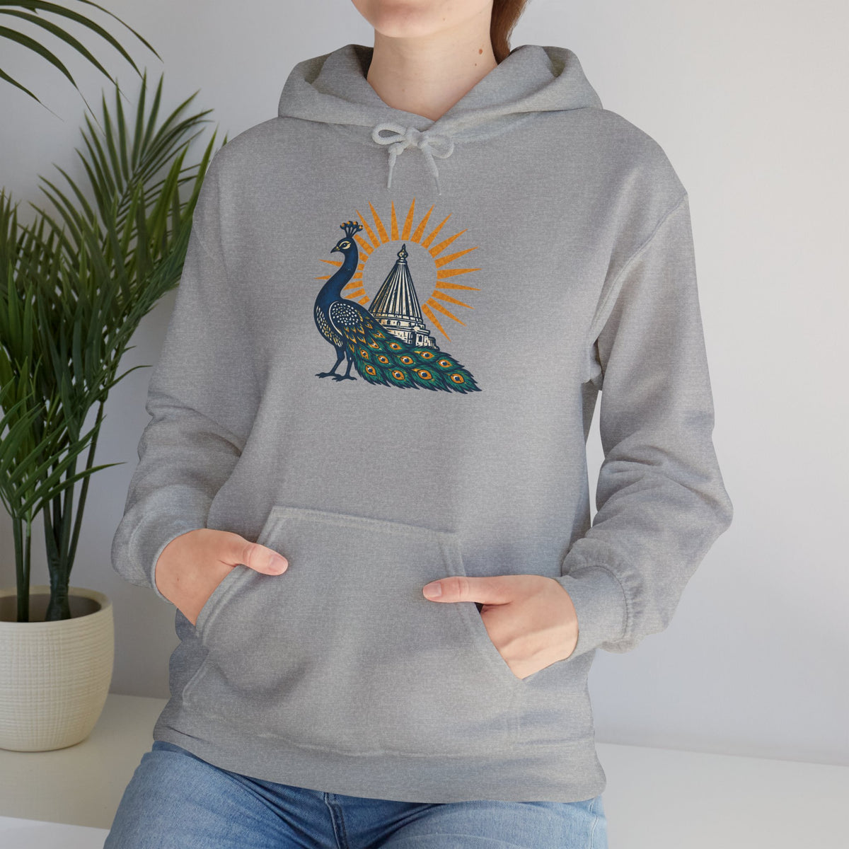 Peacock Sunrise Hoodie