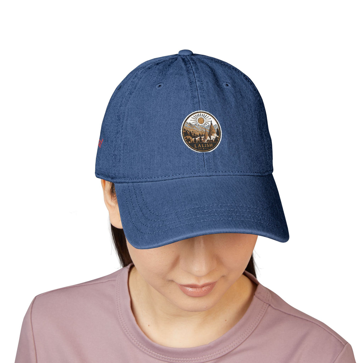 Lalish Embroidered Denim Hat