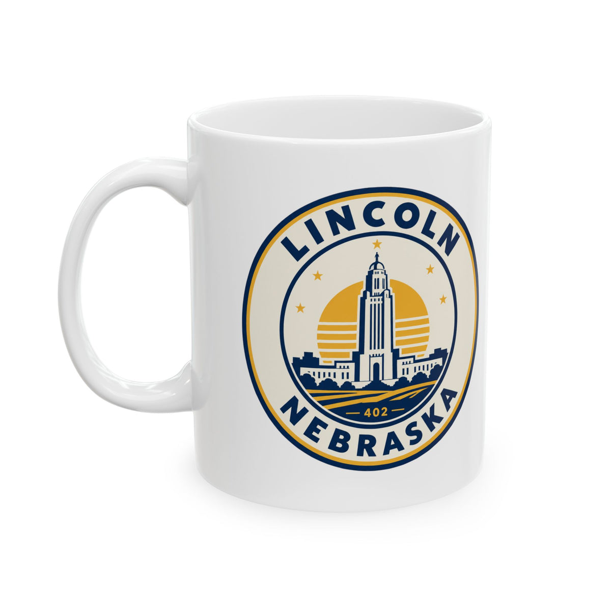 Lincoln Nebraska Seal Ceramic Mug