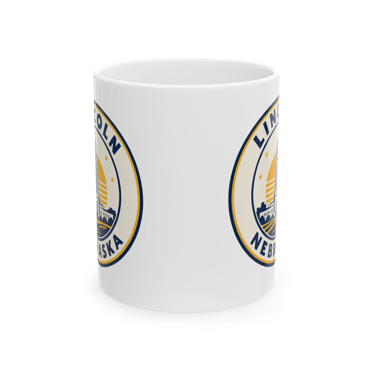 Lincoln Nebraska Seal Ceramic Mug