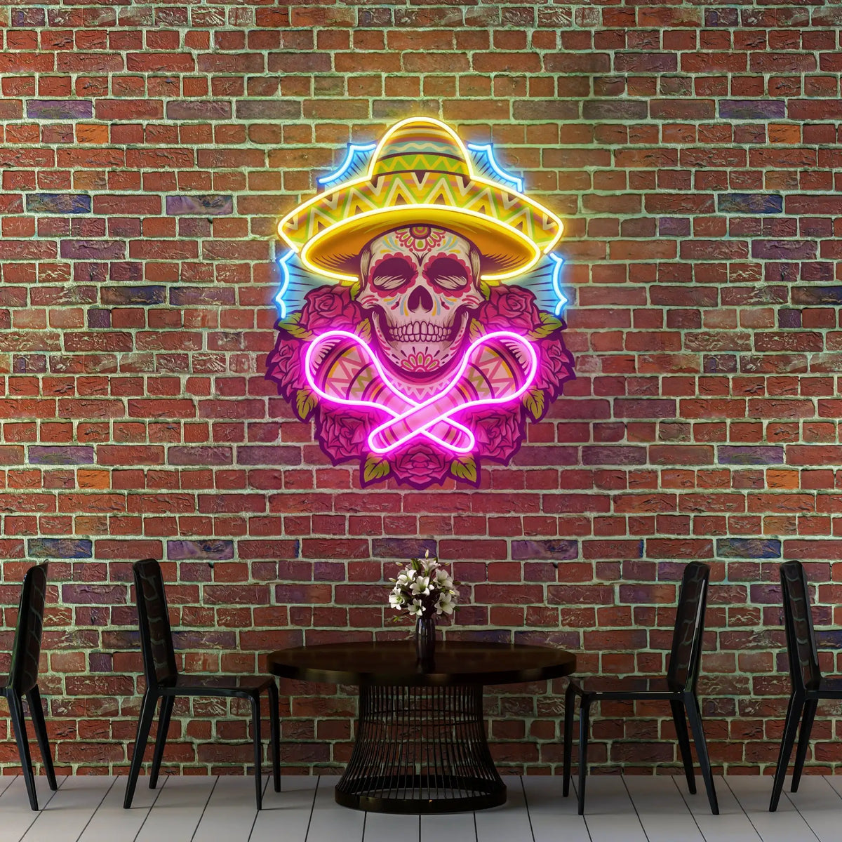 Mex Skull Neon