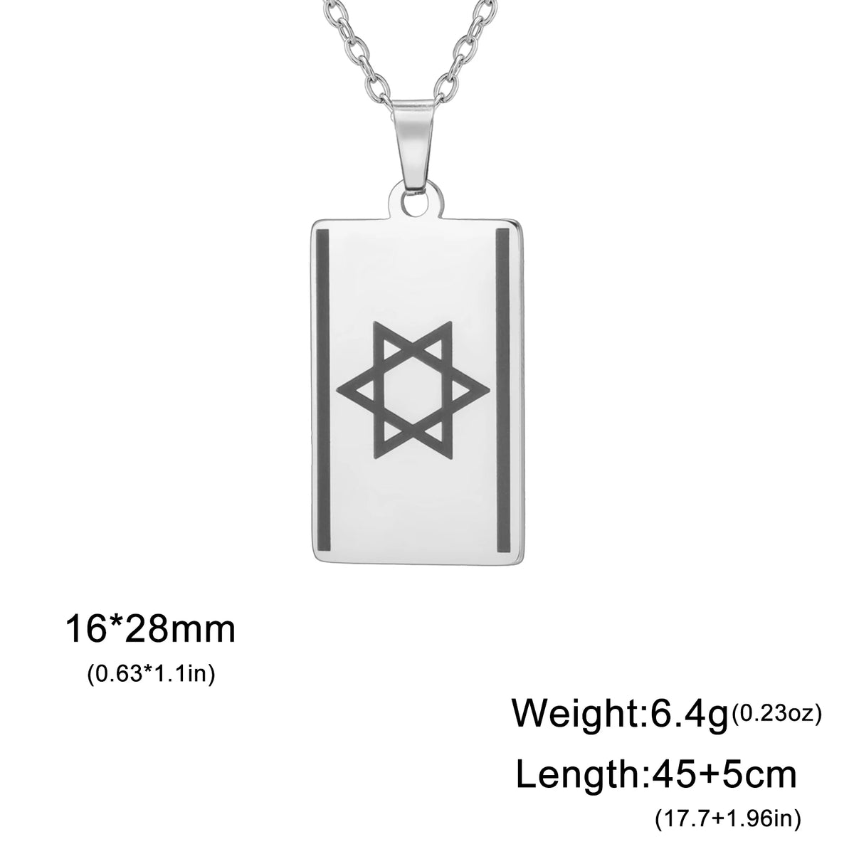 Star of David Hexagram Necklace