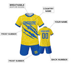Custom Ukraine Kids Soccer Jersey