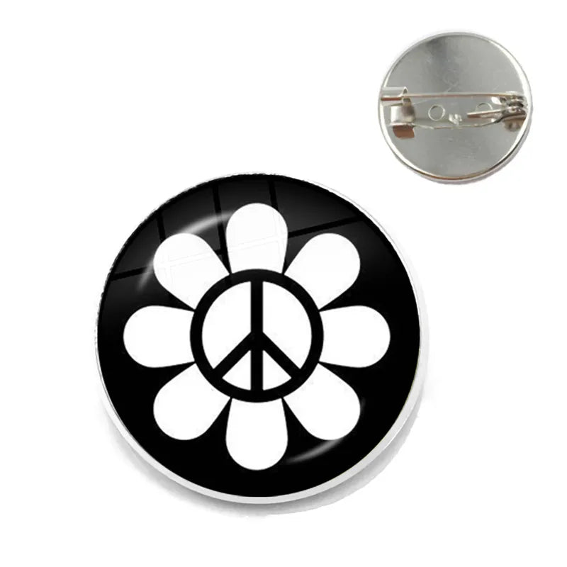 New Arrival Peace Symbol Pin Brooch
