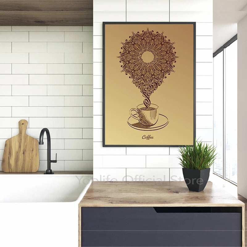 Arabic Coffee Wall Art