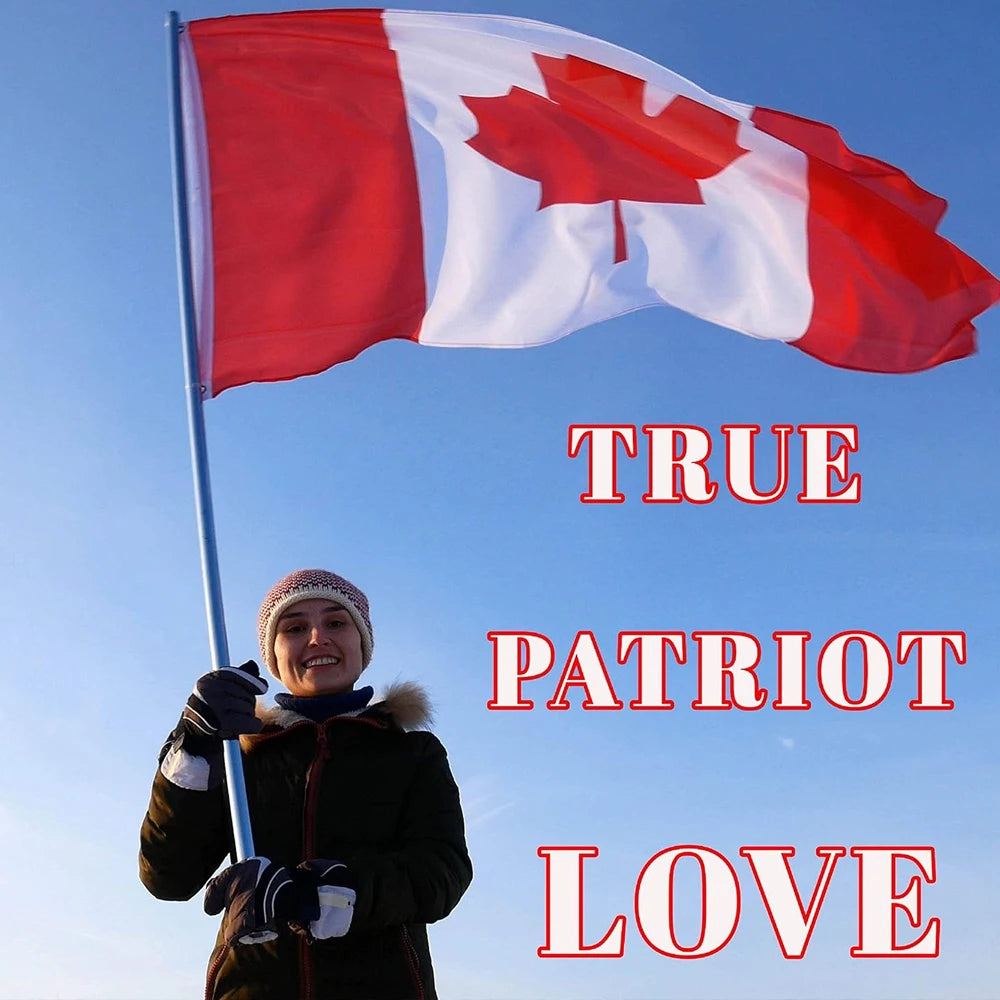 Free Shipping - 3' X 5' Canada Flag Country Flags in Stock 100% Polyester Eco-friendly Banner Promotional Flags & Banners