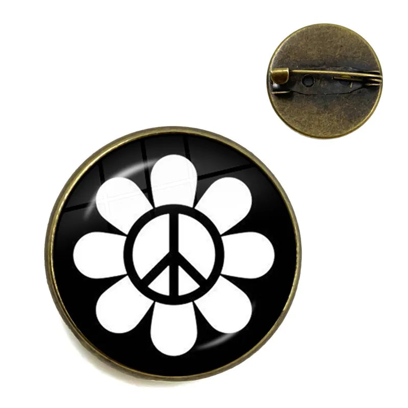 New Arrival Peace Symbol Pin Brooch