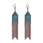 Vintage Bronze Arrow Alloy Dangle Earrings