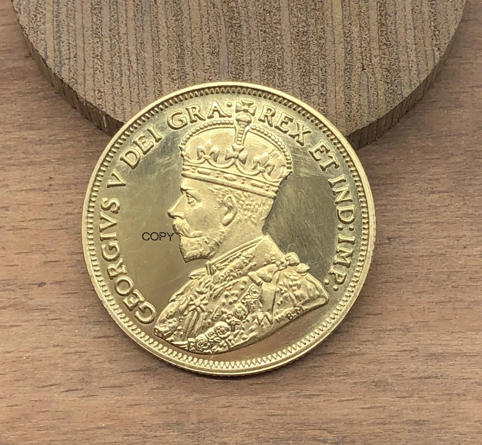 Canada 1914 10 Dollars - George V Brass Copper Gold Coin Souvenirs For Home And Gifts Metal Collectible Numismatic Coins