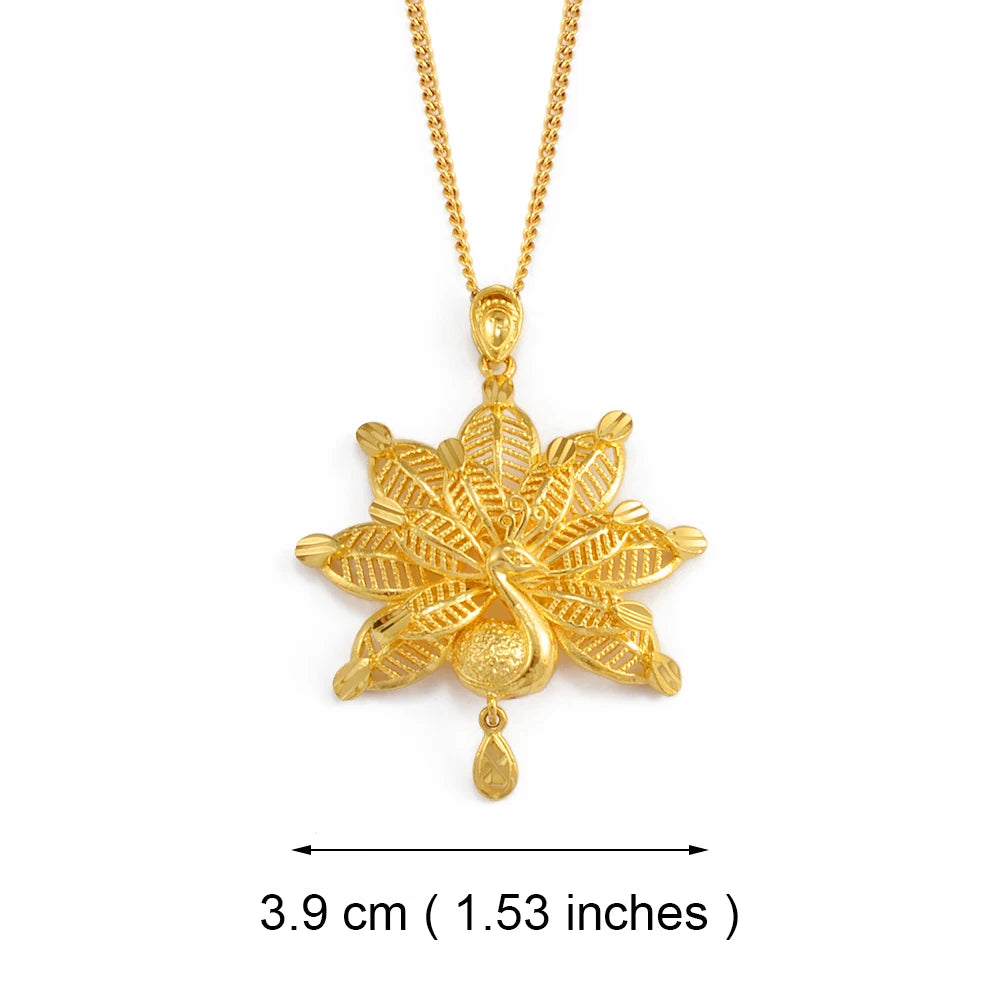 Anniyo Yezidi Lalish Peacock Pendant Necklaces Holiest Temple of the Yazidis Jewelry #025907
