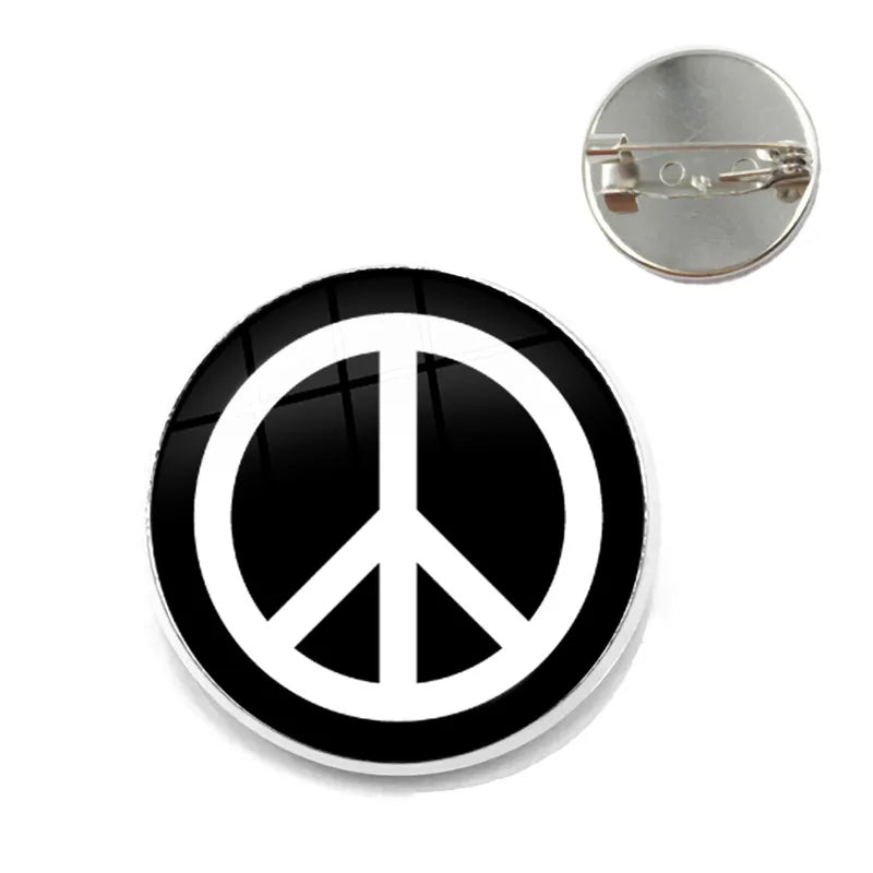 New Arrival Peace Symbol Pin Brooch