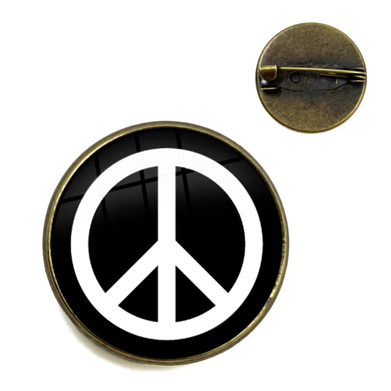 New Arrival Peace Symbol Pin Brooch