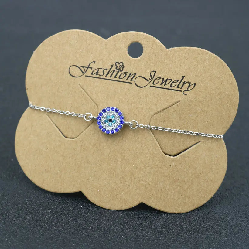 Minimal Evil Eye Bracelet