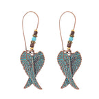Vintage Bronze Arrow Alloy Dangle Earrings
