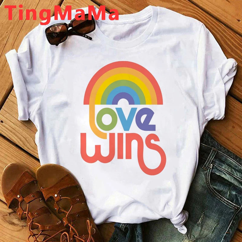 LGBTQ T Shirt Funny Rainbow