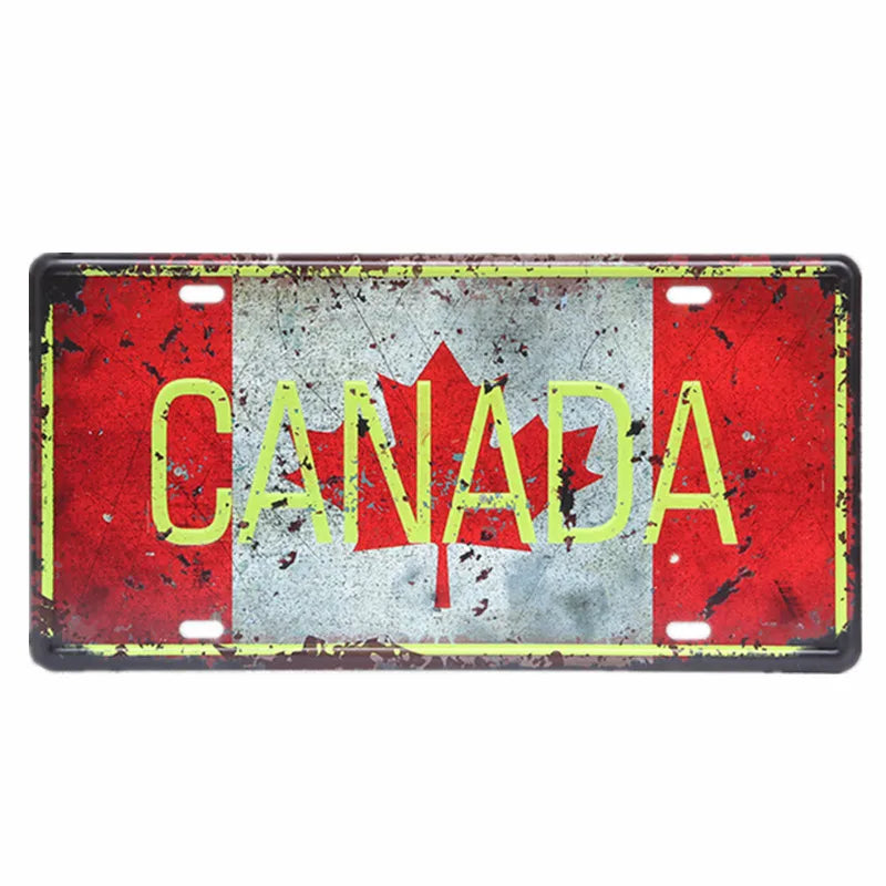 Vintage Metal Tin Sign