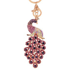Colorful Peacock Keychain
