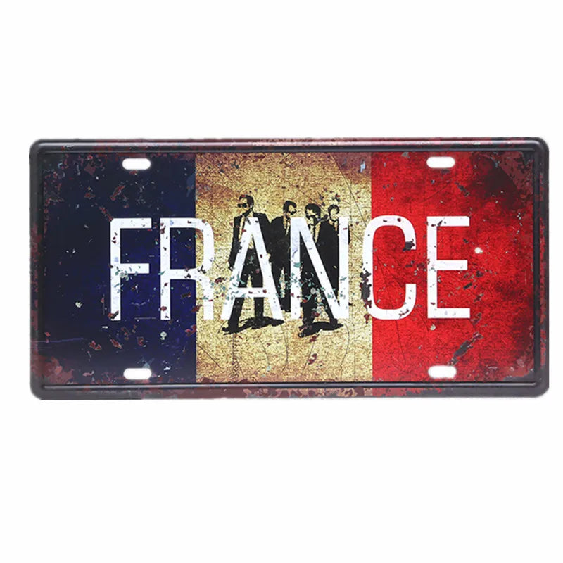 Vintage Metal Tin Sign
