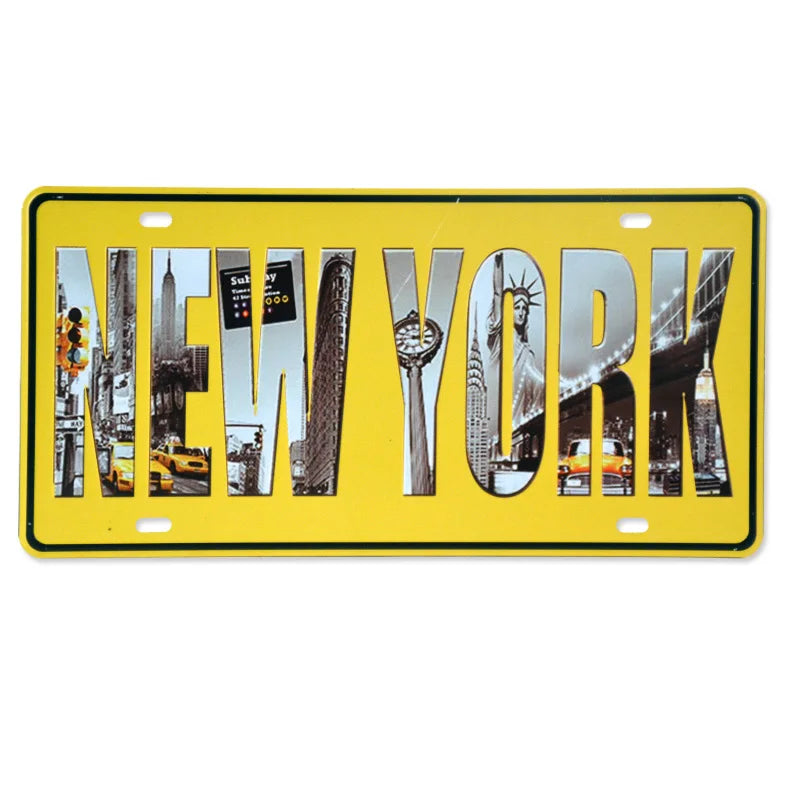 Vintage Metal Tin Sign