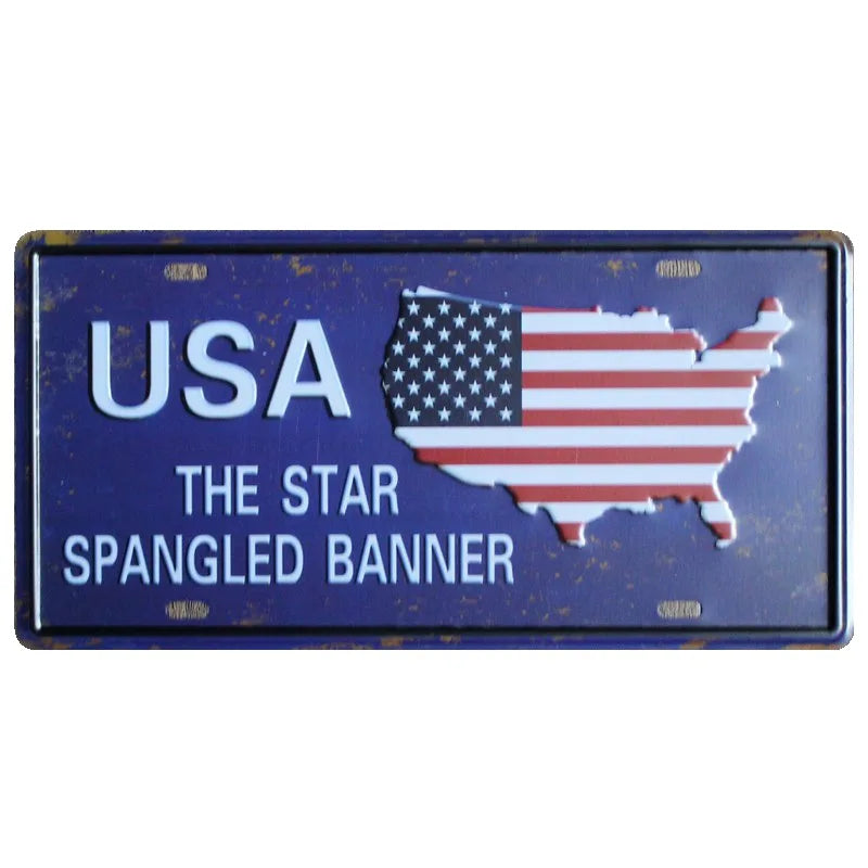 Vintage Metal Tin Sign