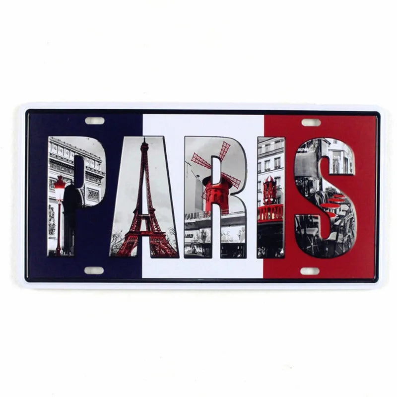 Vintage Metal Tin Sign