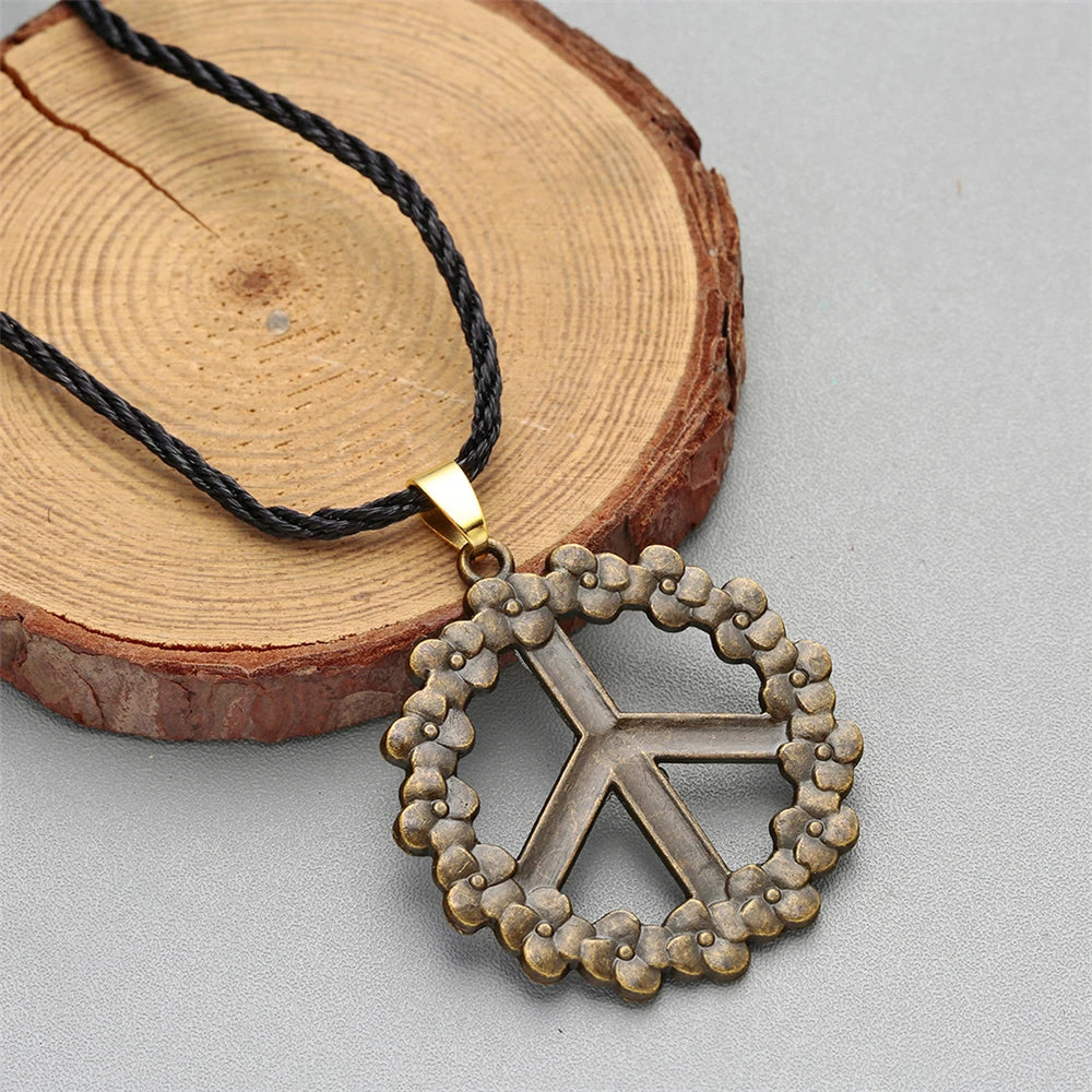 Men Slavic Peace Symbol Pendant Pacific Necklace