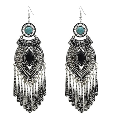Silver Color Vintage Earrings
