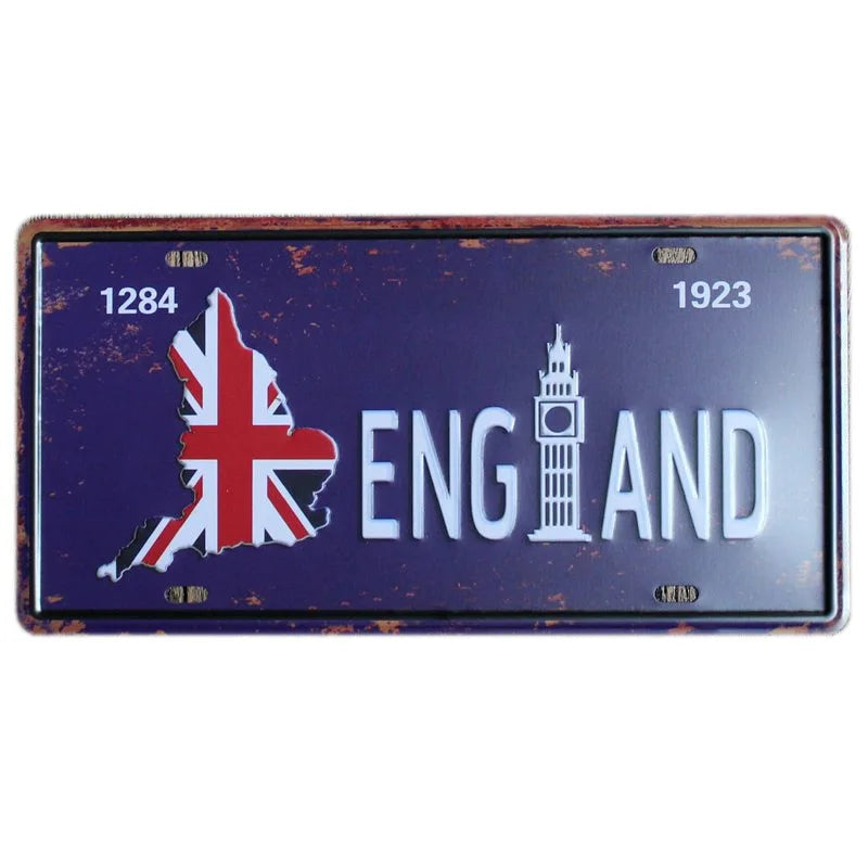 Vintage Metal Tin Sign