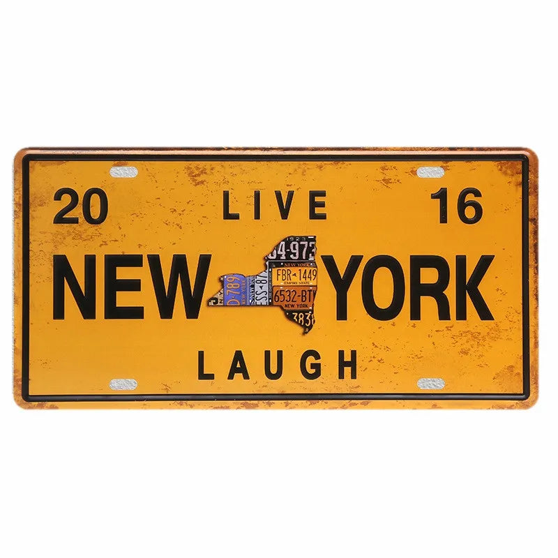 Vintage Metal Tin Sign