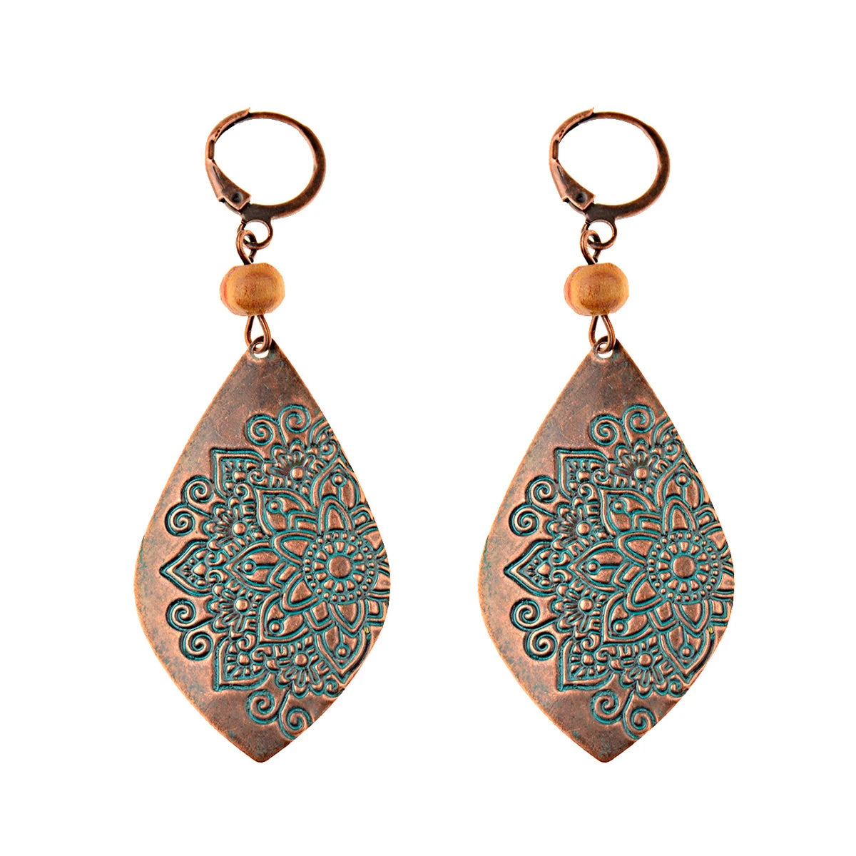 Vintage Bronze Arrow Alloy Dangle Earrings
