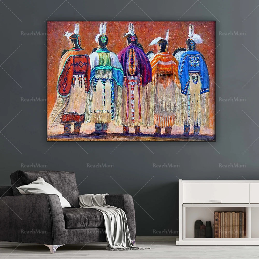 Native American Poster Home Living Decor