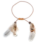 Gypsy Handmade Natural Feather Armlets & Bracelet