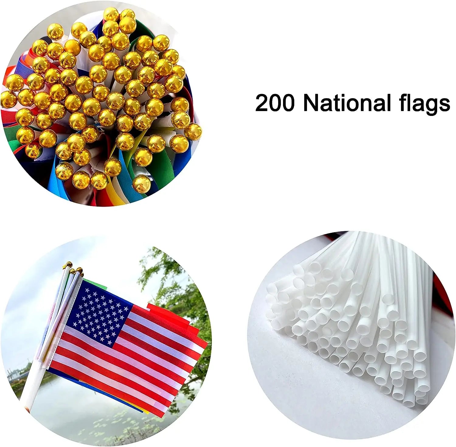 Canadian Hand Flag Stick Flag 11.8*7.8inch 20pcs Canada Mini Flags Polyester Waving Outdoor Canadian Small Flag