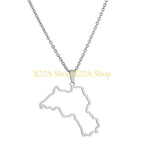 Unique Kurdistan Map Necklace