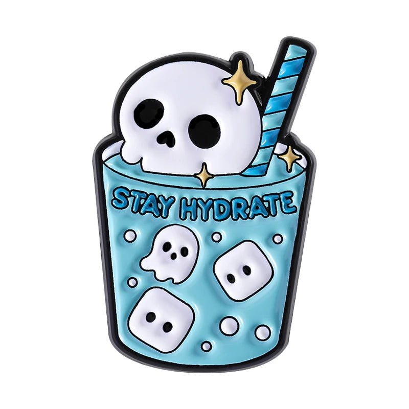 Day Of The Dead, & Halloween Enamel Pins