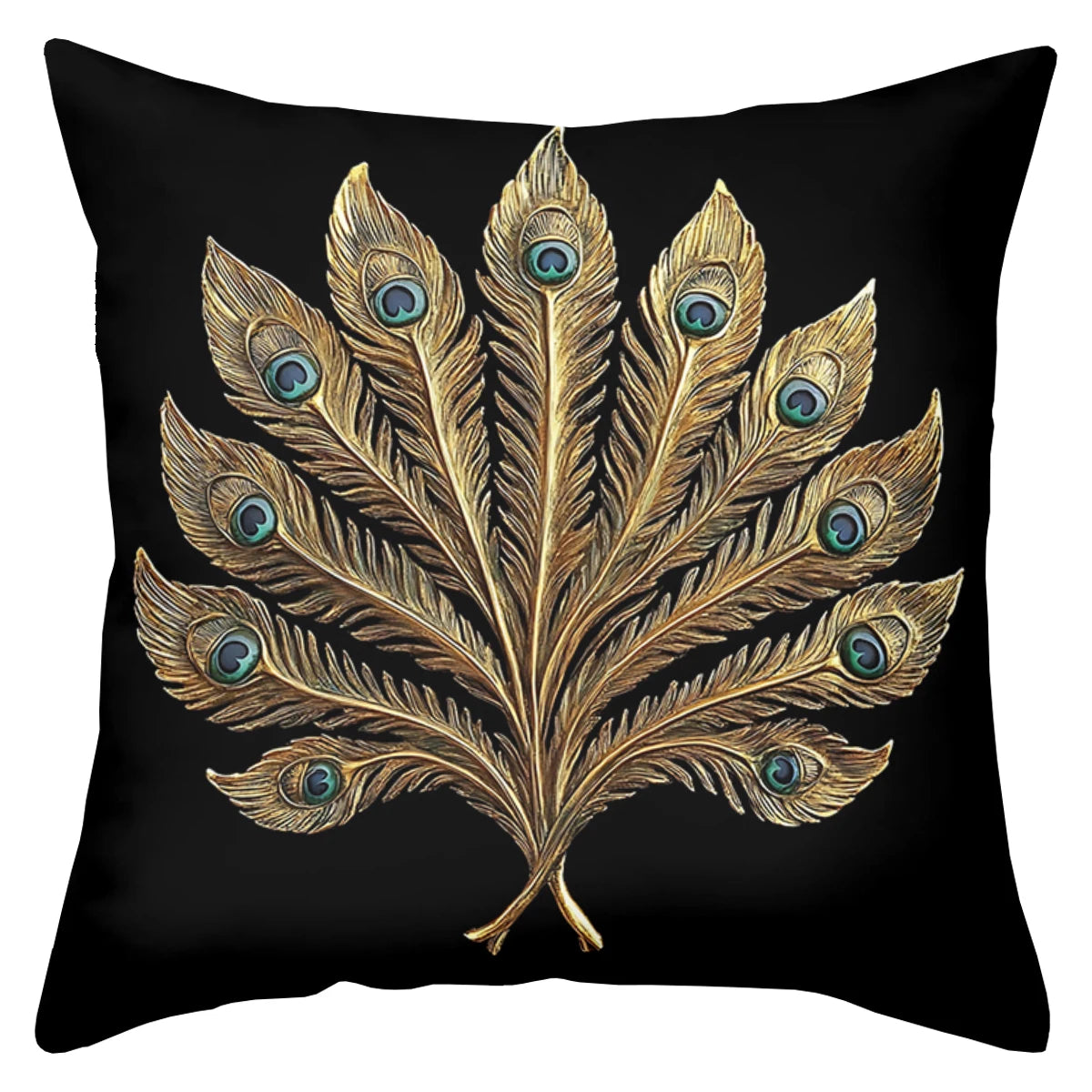 Peacock Pillowcase Decor