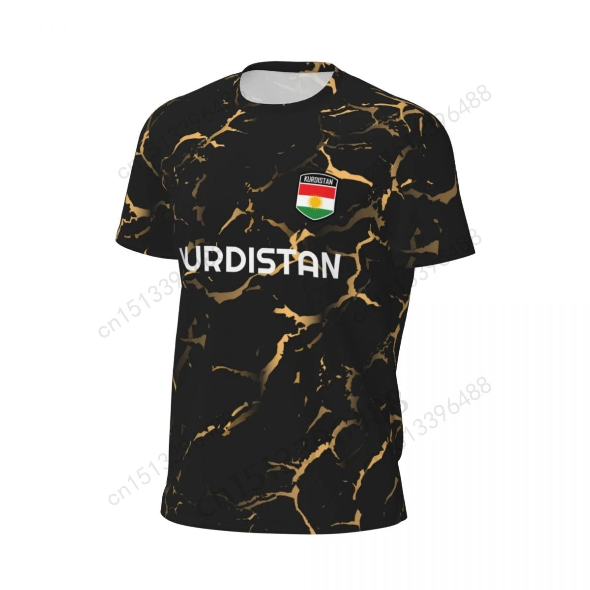 Kurdistan Flag 3D Printed T Shirt