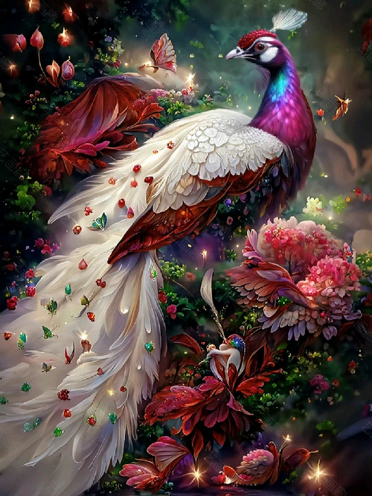 Fantasy Peacock Painting