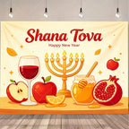 Jewish New Year Party Supplies Rosh Hashanah Tableware